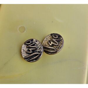 VINTAGE BEAUTIFUL Vera Neumann Set of 2 (full set) of Cuff Link Buttons‎